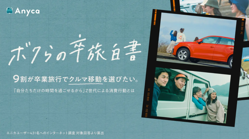 エニカ調査『ボクらの卒旅白書2024』：Z世代の卒業旅行トレンド、国内ドライブ旅行が首位に