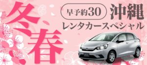 2025年冬・春限定！オリックスレンタカー沖縄キャンペーンでプライムメンバー限定特典